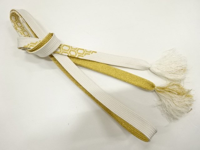 JAPANESE KIMONO / HAND-TIED OBIJIME